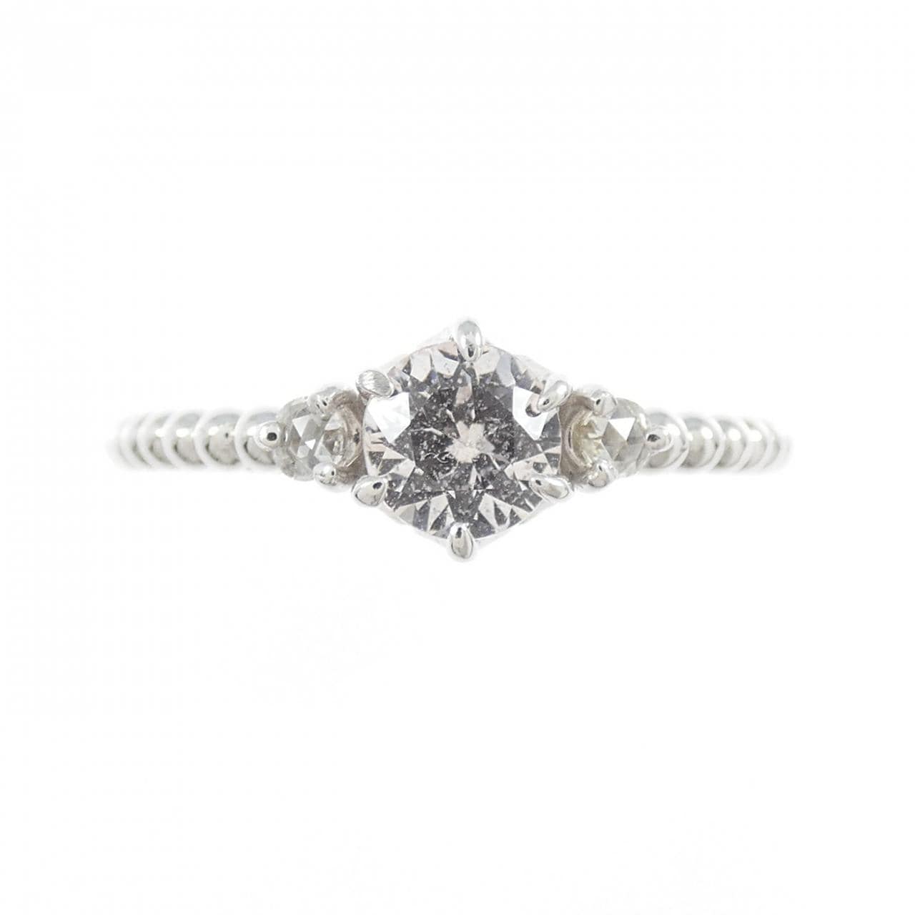 K18WG サファイヤ リング 0.40CT