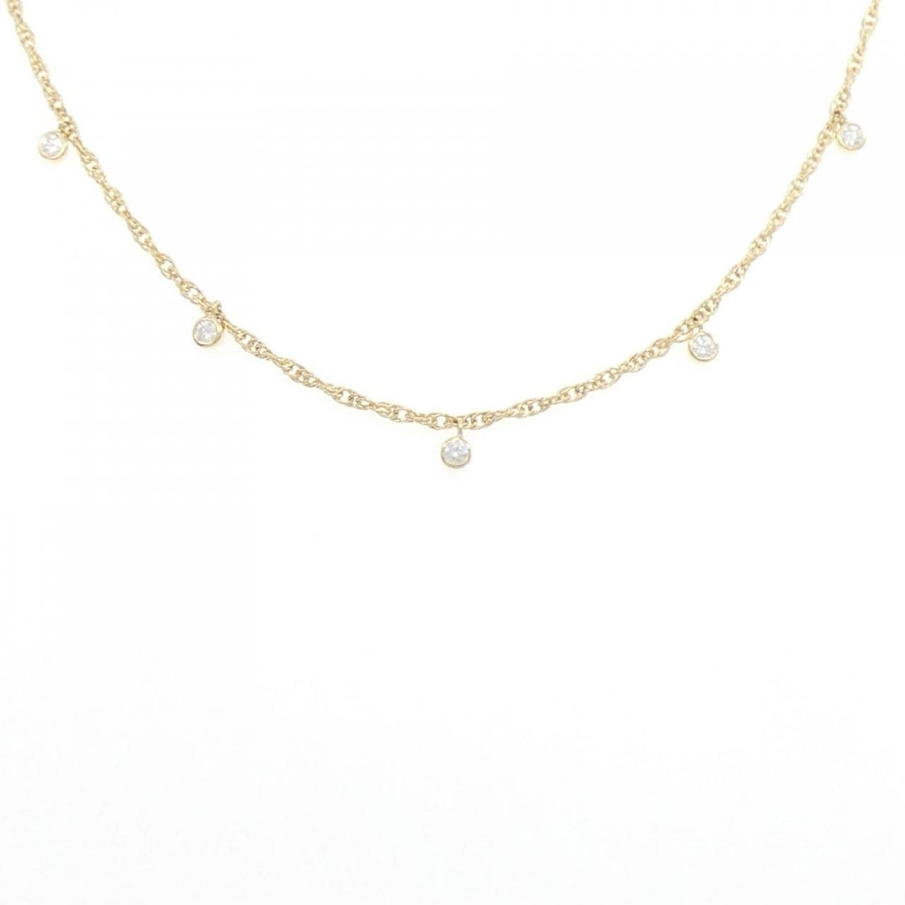 MIKIMOTO Diamond Necklace 0.18CT