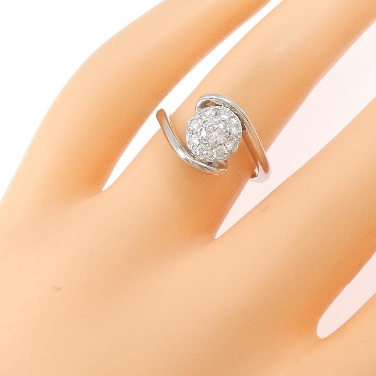 PT900 ダイヤモンド リング 0.51CT