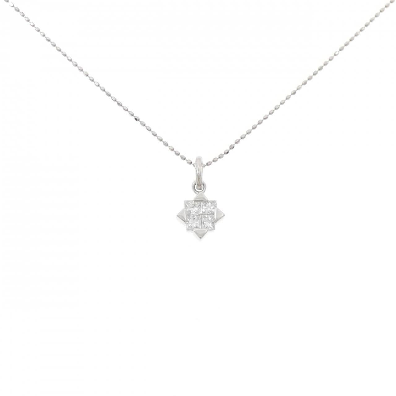 PT900/PT850 ダイヤモンド ネックレス 0.35CT