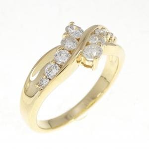 K18YG ダイヤモンド リング 0.50CT