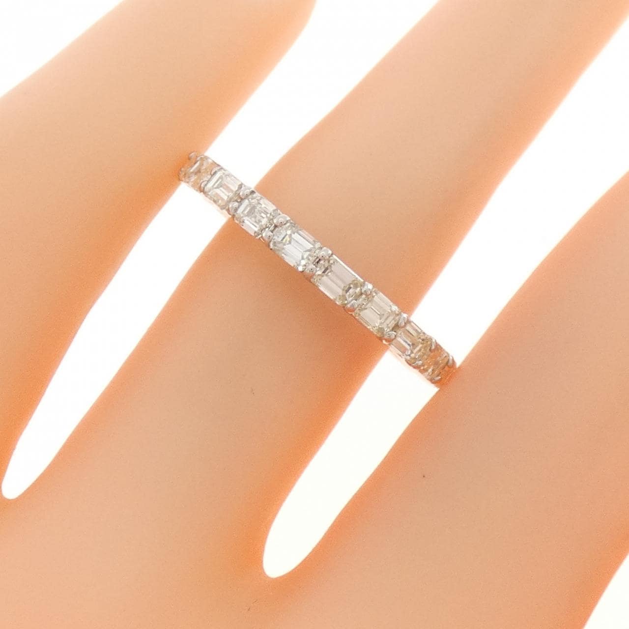 【新品】PT950 フルエタニティ ダイヤモンド リング 1.87CT