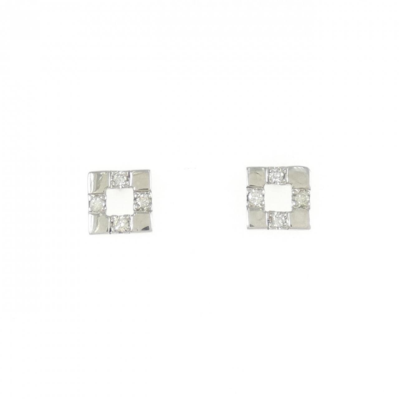 PT900 ダイヤモンド ピアス 0.08CT