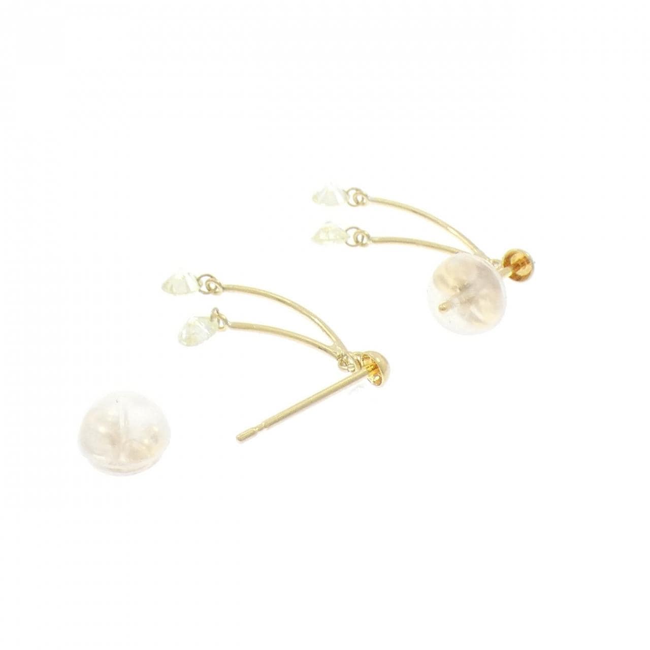 K18YG ダイヤモンド ピアス 0.30CT