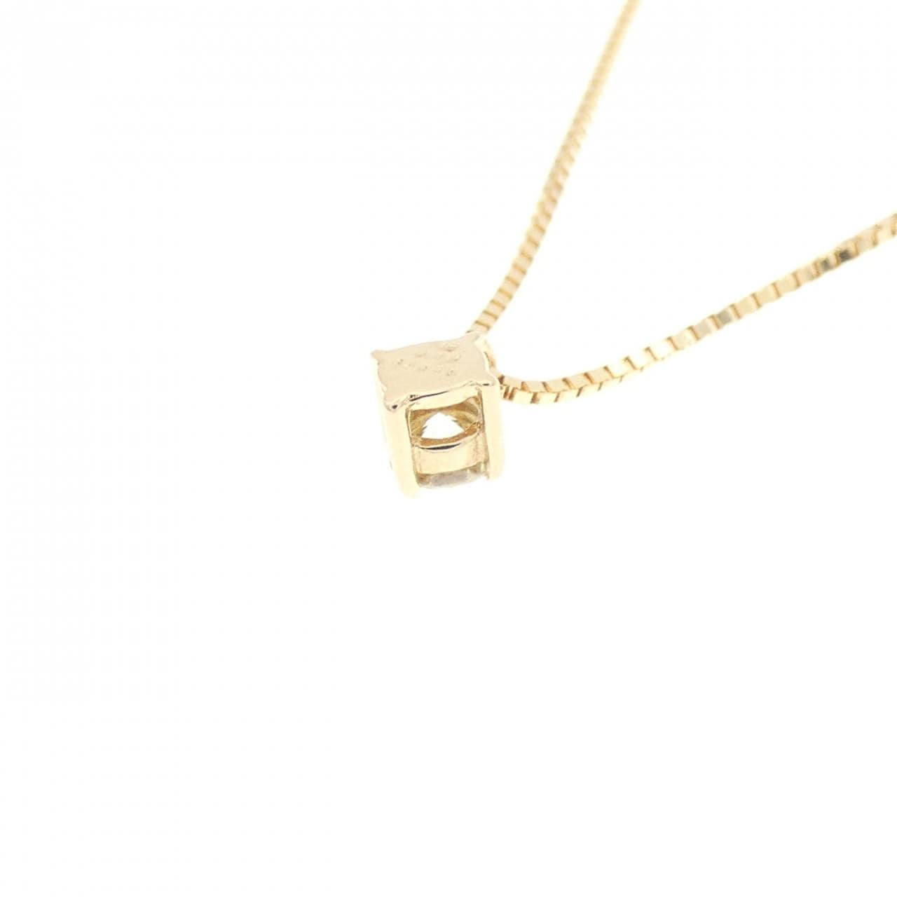 K18YG ダイヤモンド ネックレス 0.09CT