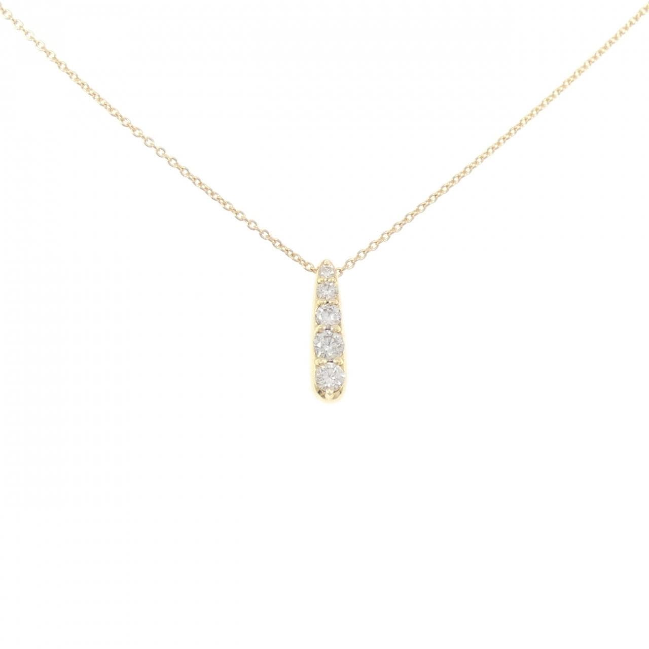 K18YG ダイヤモンド ネックレス 0.30CT