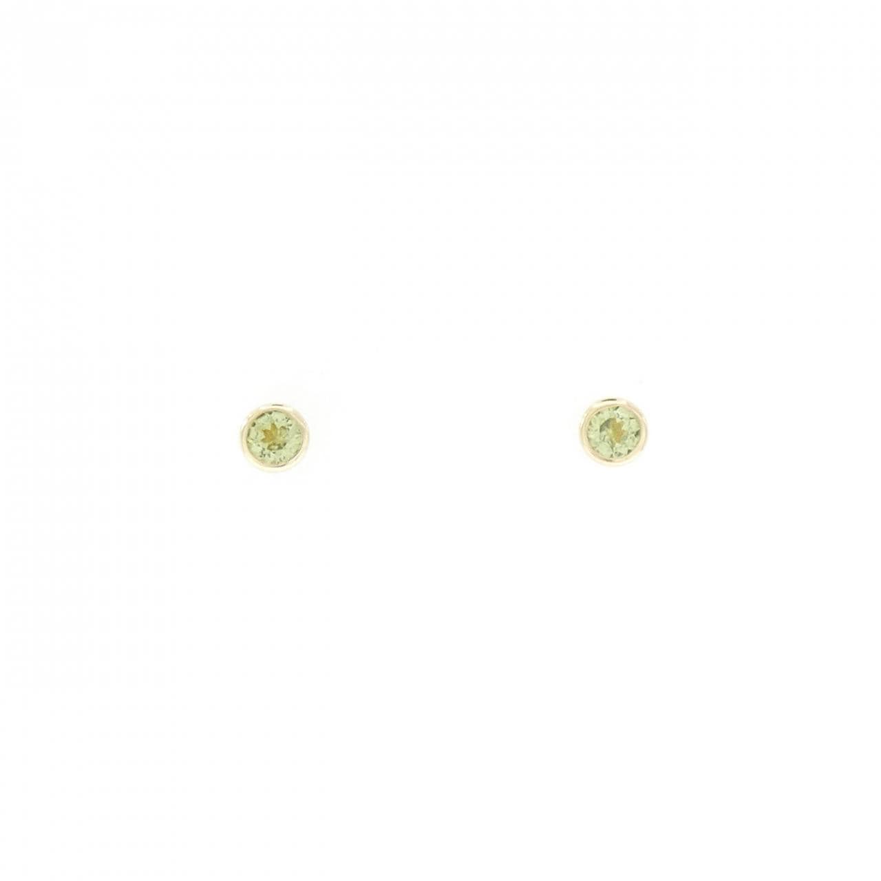 4゜C ペリドット ピアス