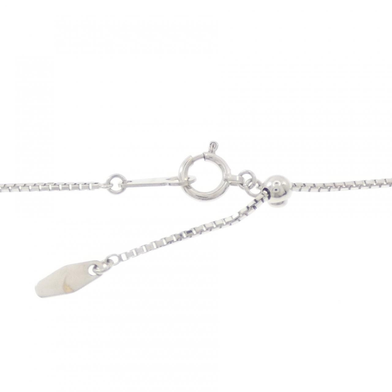 K18PG/PT900/K18WG エメラルド ネックレス 0.15CT