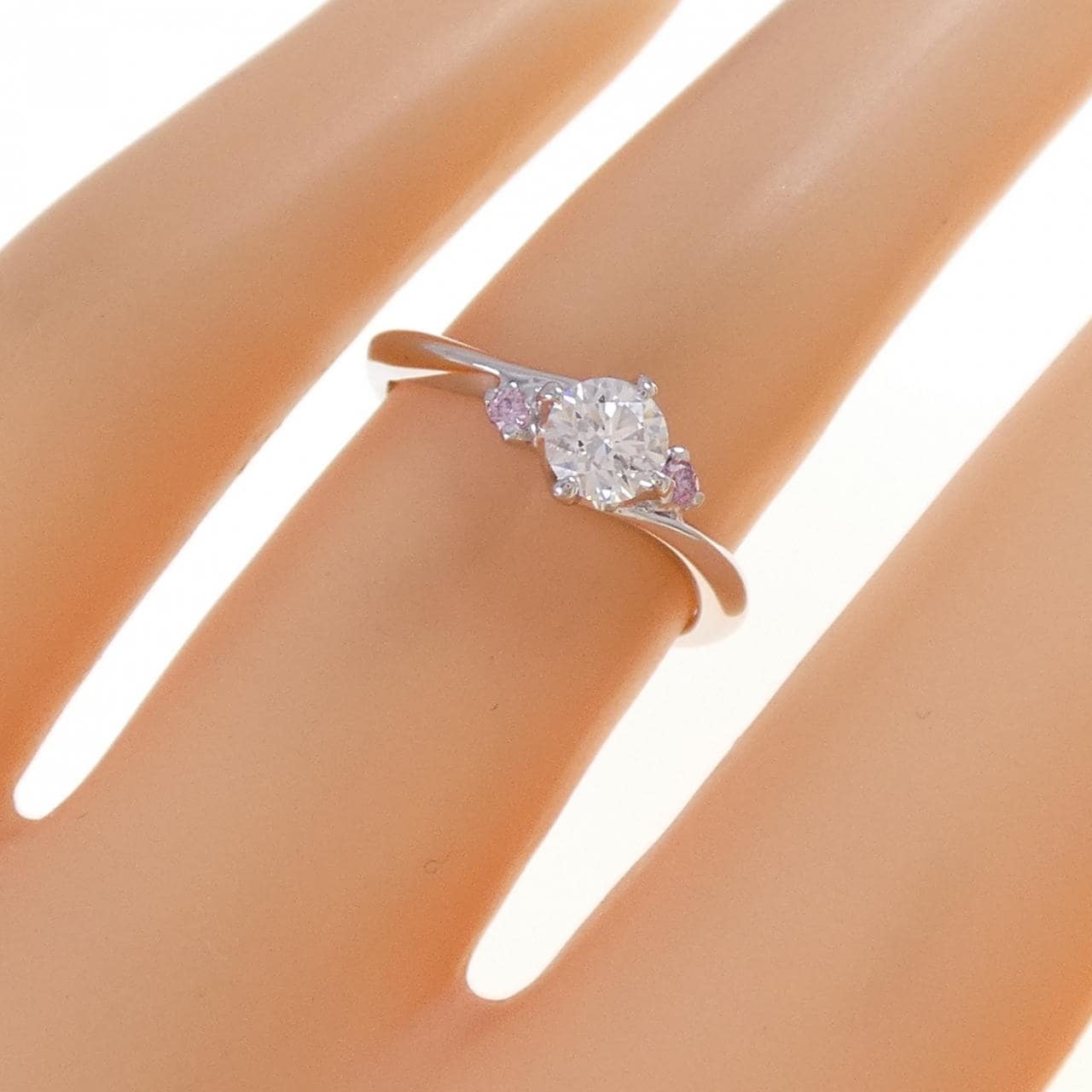 PT900 ダイヤモンド リング 0.328CT D VS2 3EXT H＆C