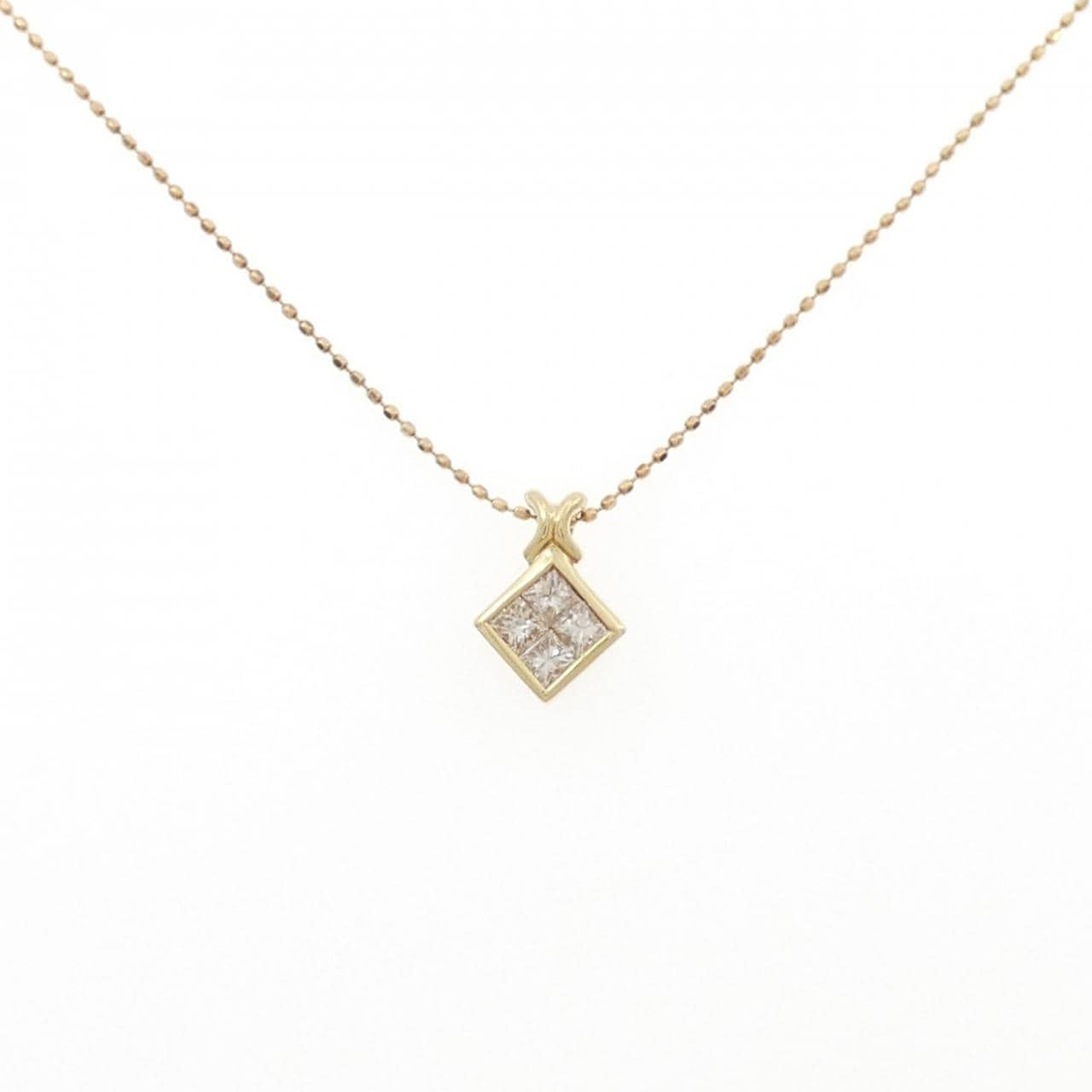 K18YG ダイヤモンド ネックレス 0.30CT