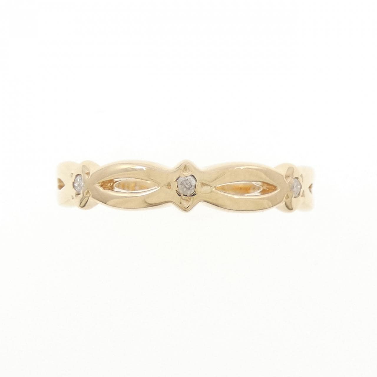 アガット ダイヤモンド リング 0.05CT