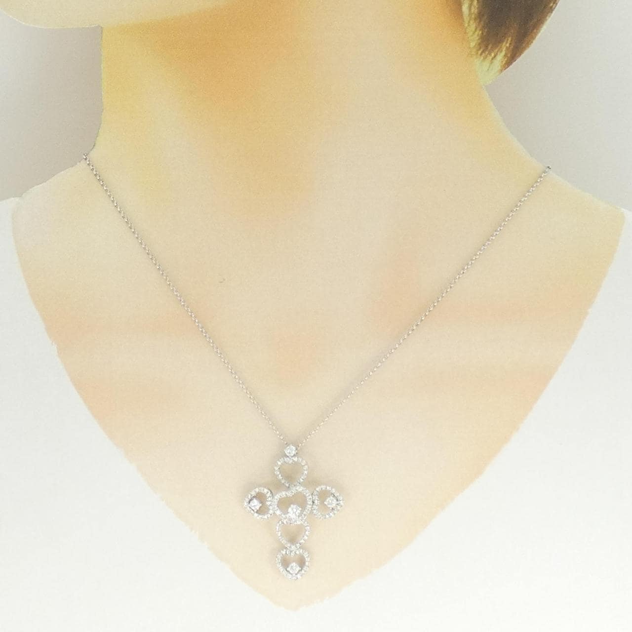 ポンテヴェキオ ダイヤモンド ネックレス 1.13CT