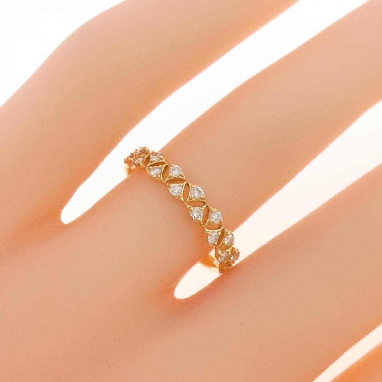 【新品】K18YG ダイヤモンド リング 0.20CT