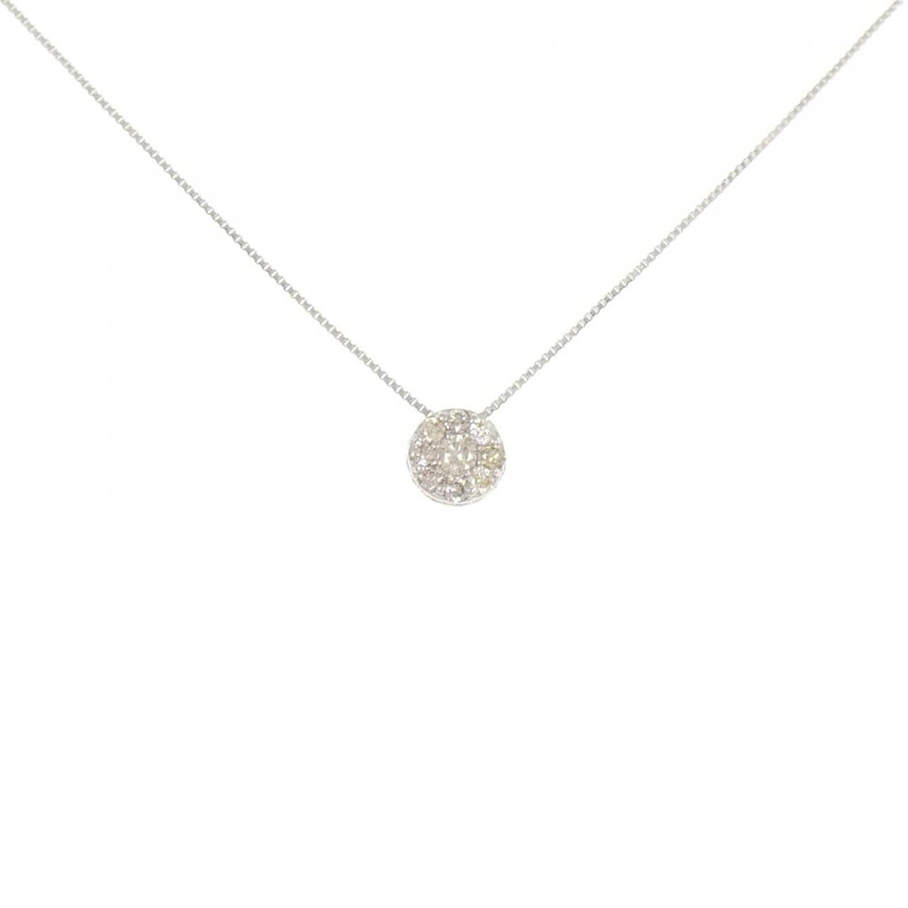 PT950/PT850 ダイヤモンド ネックレス 0.30CT
