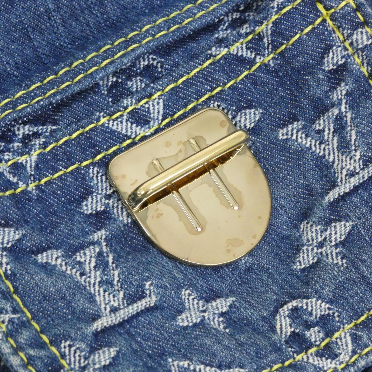 【ヴィンテージ】ルイヴィトン モノグラム デニム バギー GM M95048+J54316 ショルダーバッグ