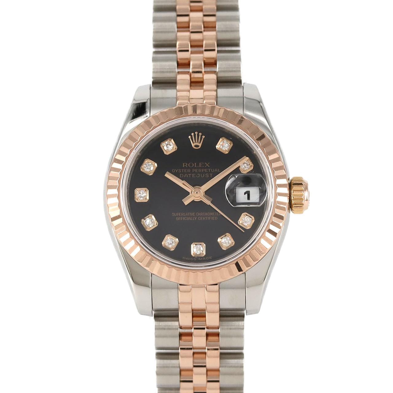 ロレックス デイトジャスト 179171G SSxPG 自動巻 D番