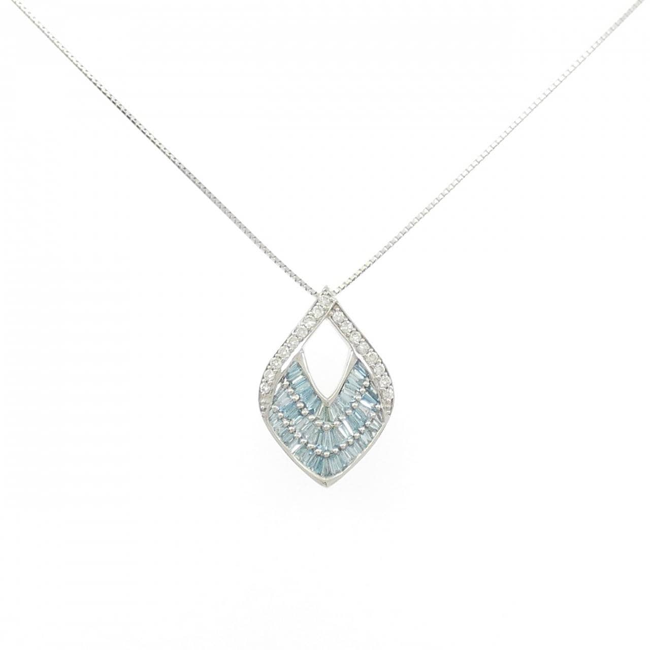 ジーエスティービー ダイヤモンド ネックレス 0.65CT