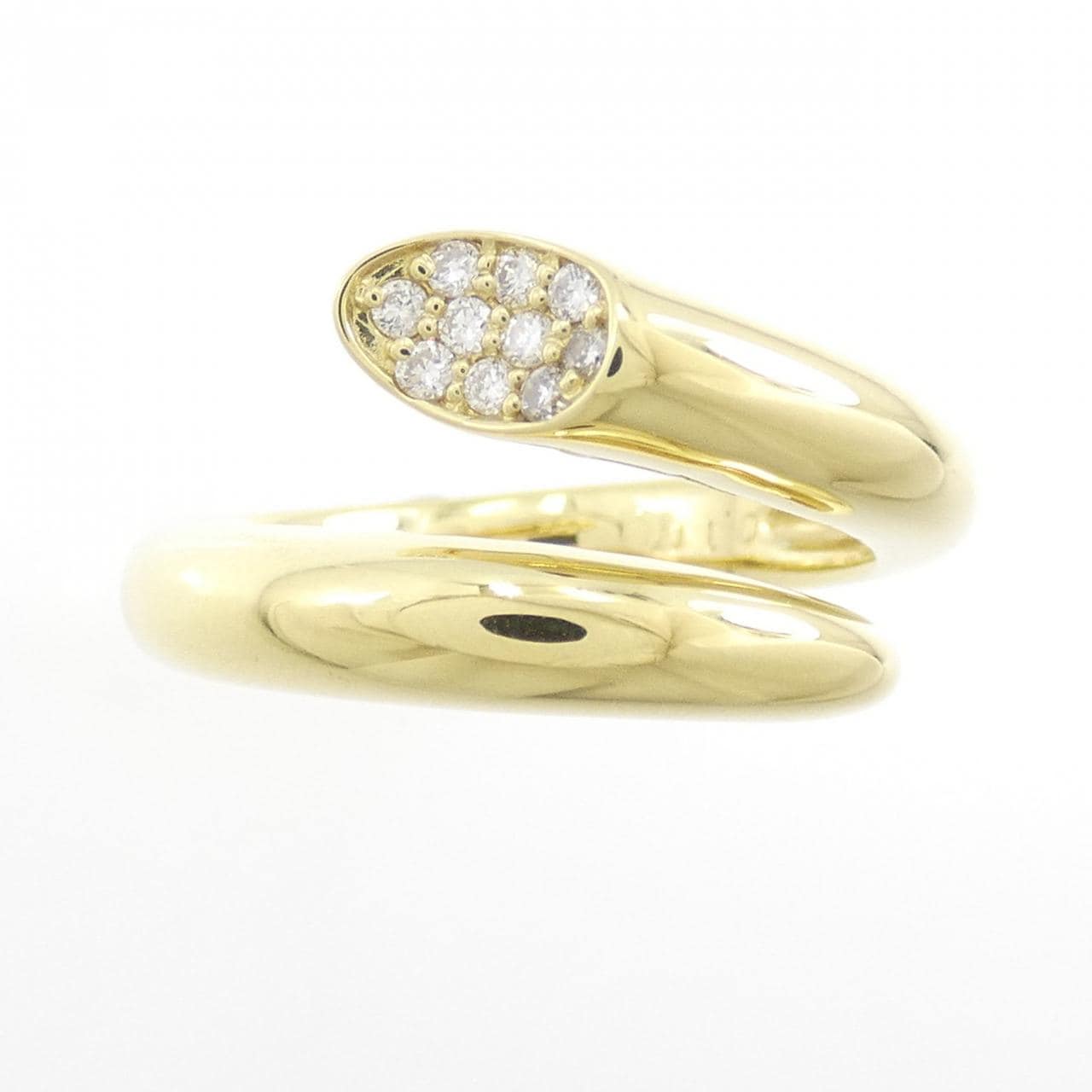 K18YG ダイヤモンド リング 0.10CT