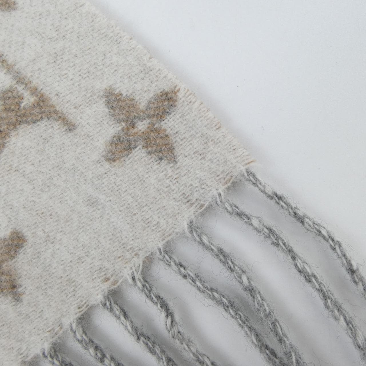 ルイヴィトン LOUIS VUITTON モノグラムスプリット M77119 MUFFLER