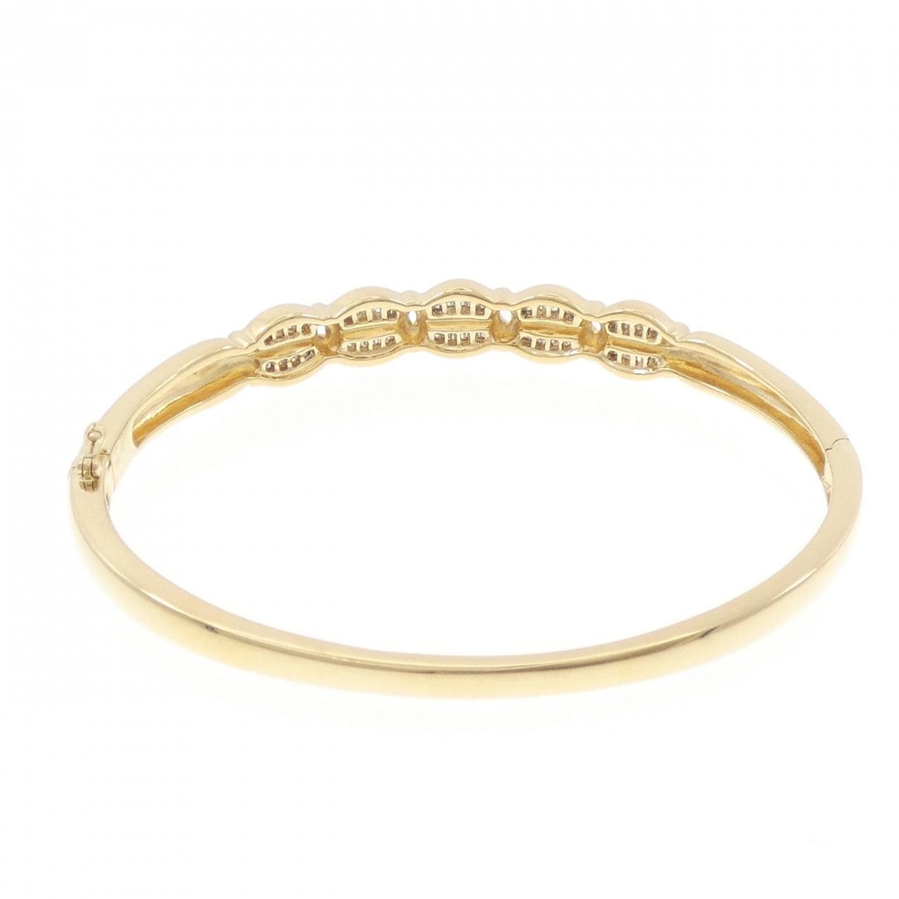 18KYG ダイヤモンド バングル 0.95CT