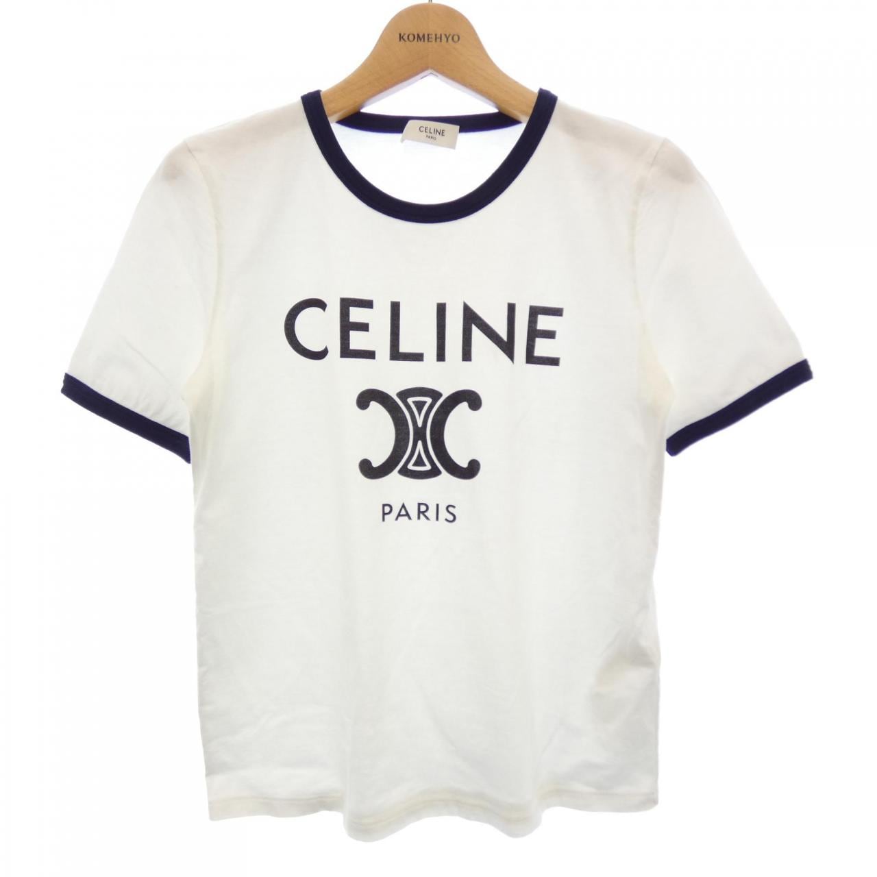 セリーヌ CELINE CELINE PARIS Tシャツ　トリオンフ TRIOMPHE 2X872671Q Tシャツ
