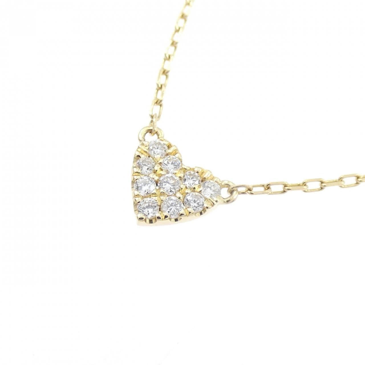 アーカー ハートパヴェ ネックレス 0.05CT