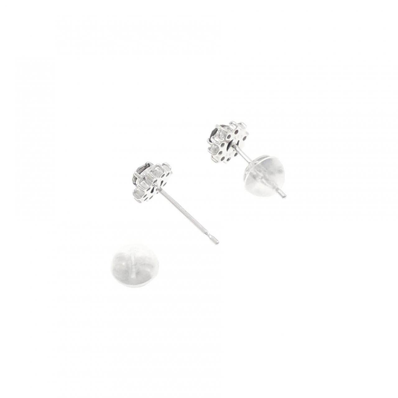 K18WG ダイヤモンド ピアス 0.28CT