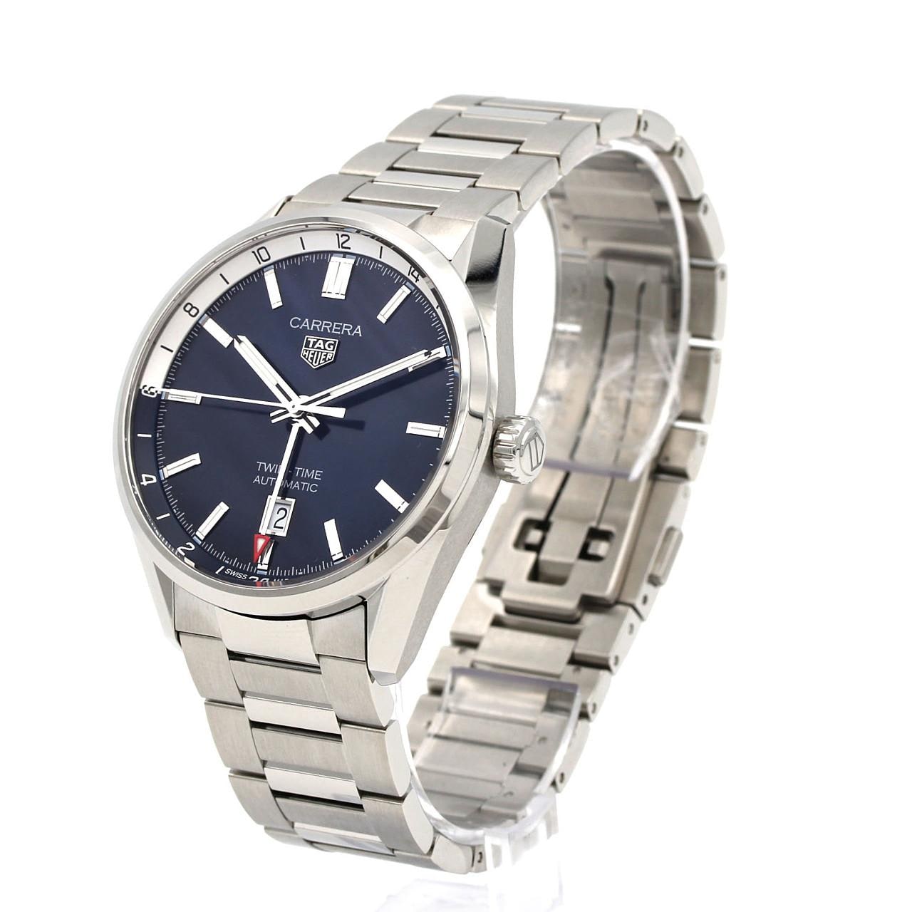 タグ･ホイヤー カレラ･キャリバー7ツインタイムデイト WBN201A.BA0640 SS 自動巻