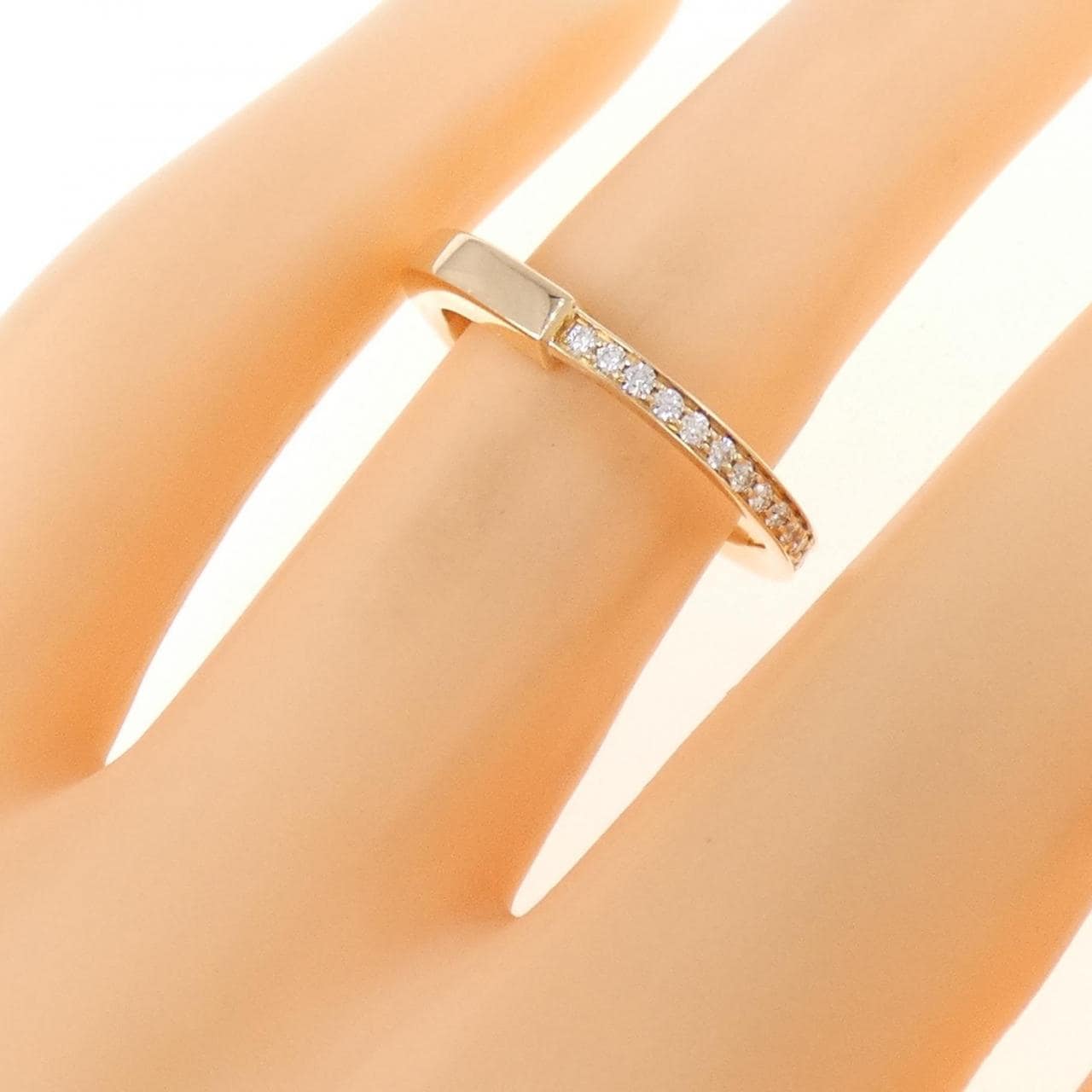ティファニー ロック リング 0.13CT