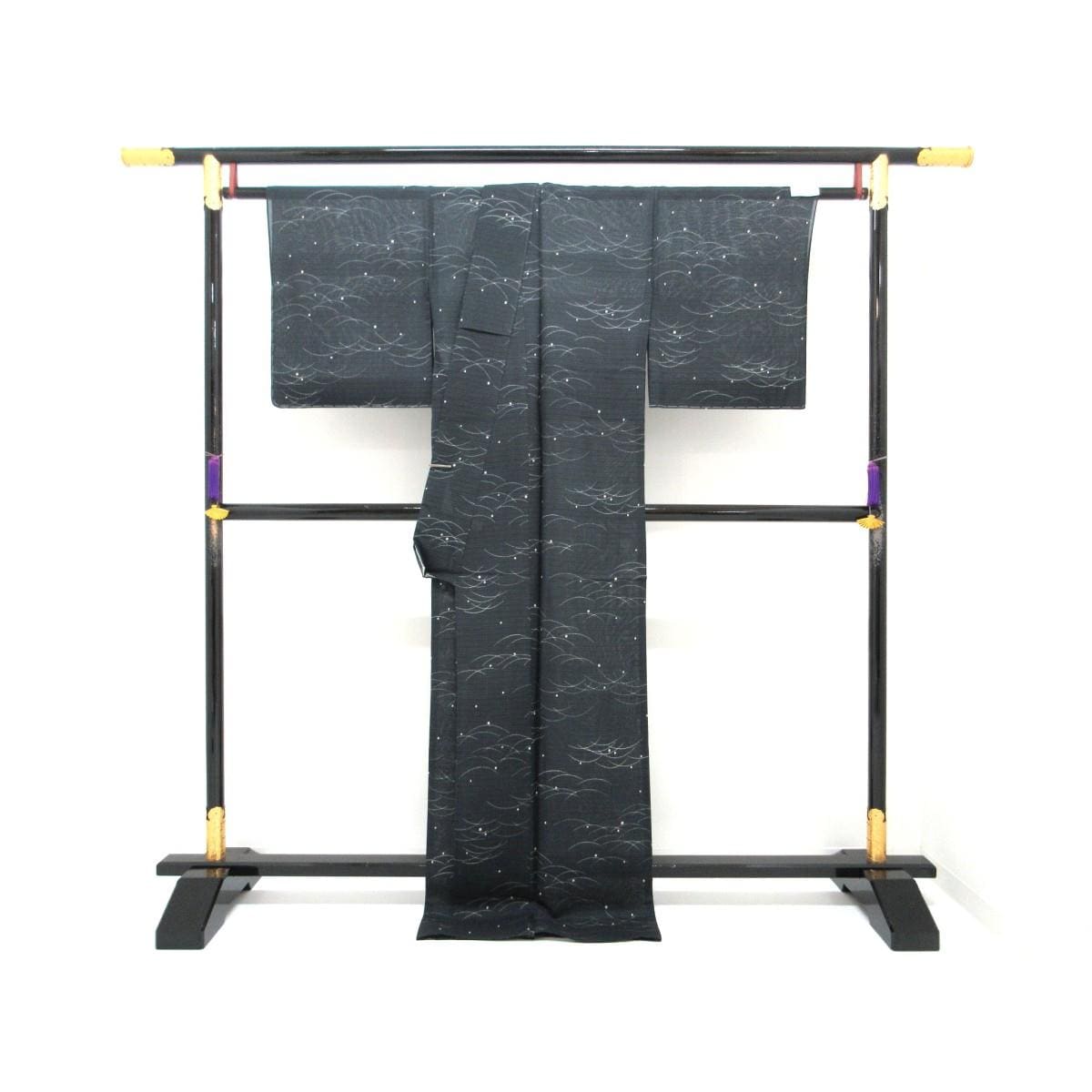 【未使用品】単衣　紗紬織　身幅Ｌ寸