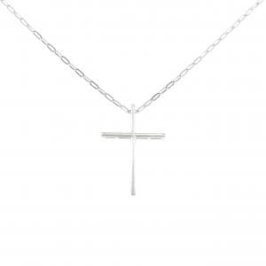 K18WG クロス ネックレス