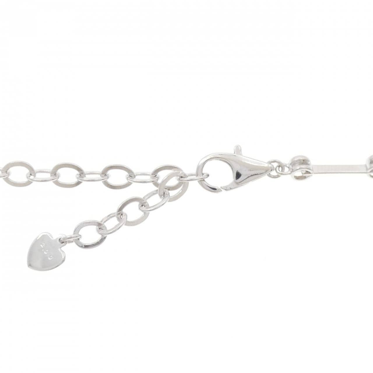 K18WG ダイヤモンド ネックレス 2.00CT