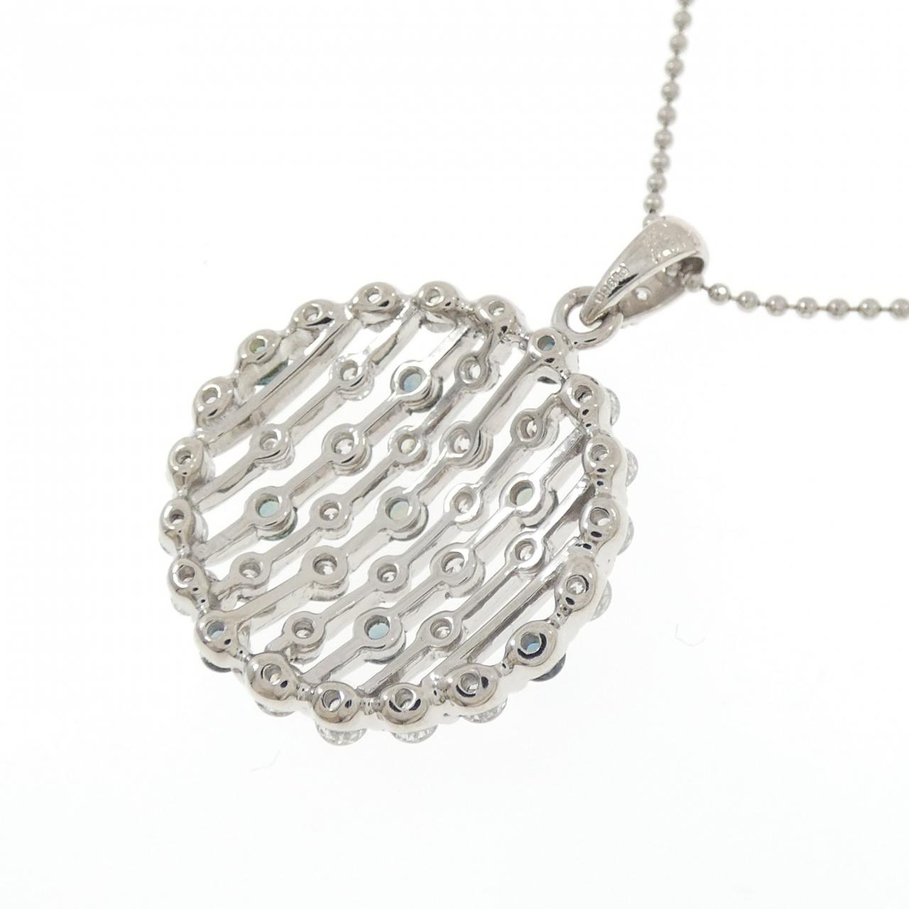 PT900/PT850 アレキサンドライト ネックレス 0.38CT