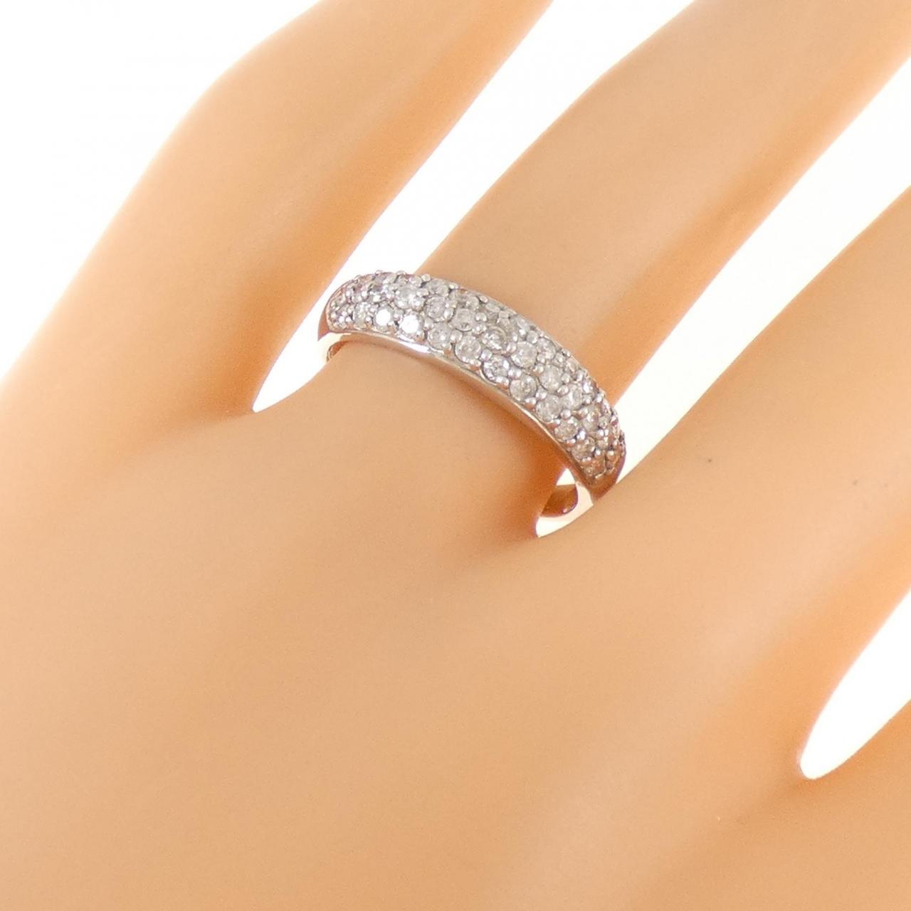 K18WG ダイヤモンド リング 0.50CT