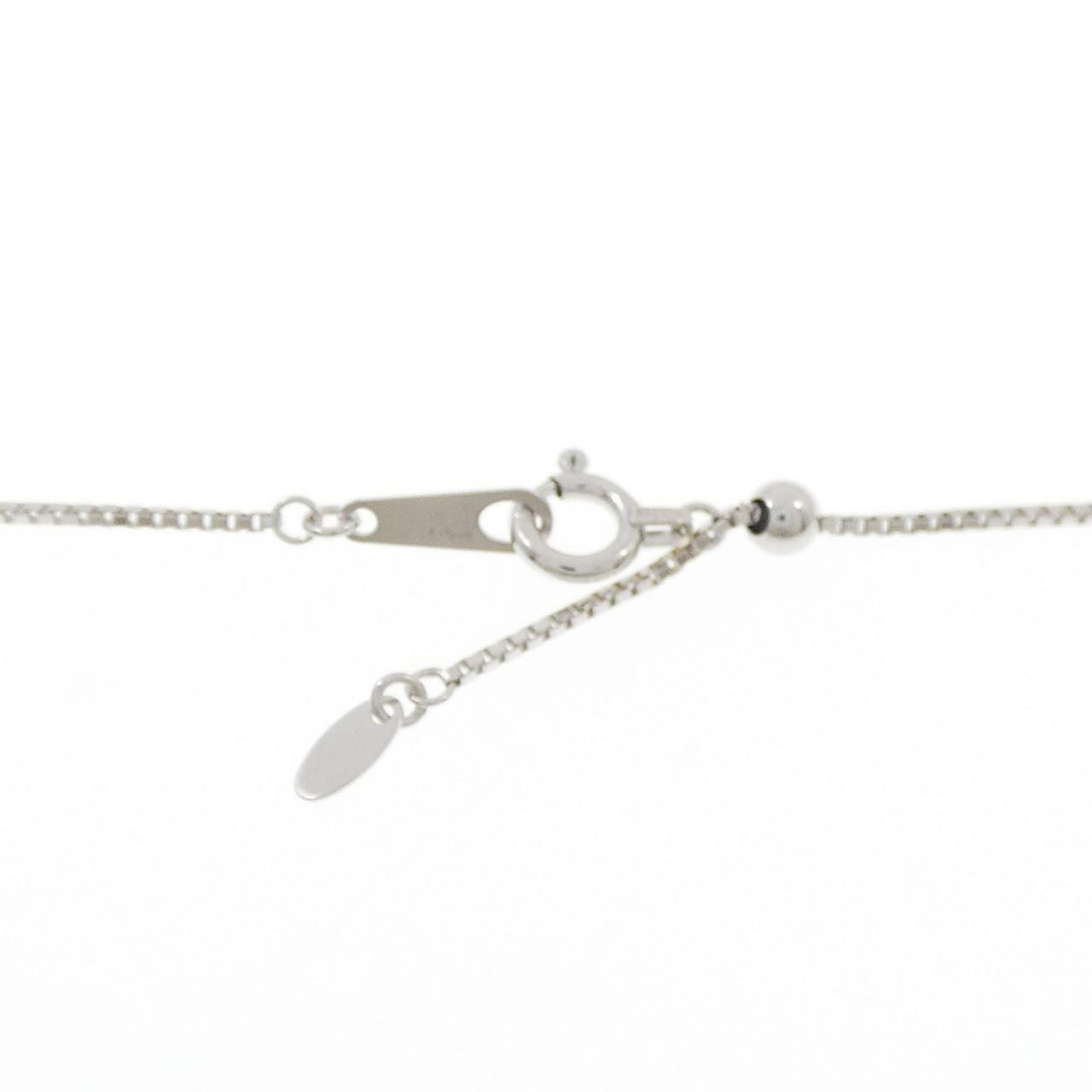 K18WG ダイヤモンド ネックレス 0.57CT