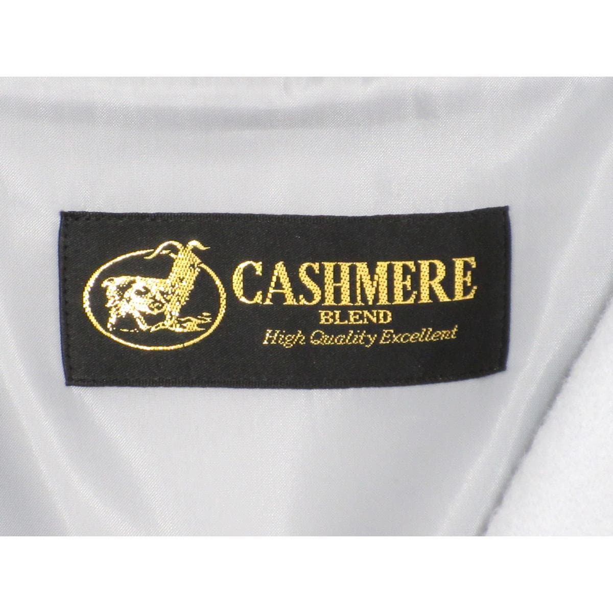 【新品】お洒落コート カシミヤ混 ヘチマ衿