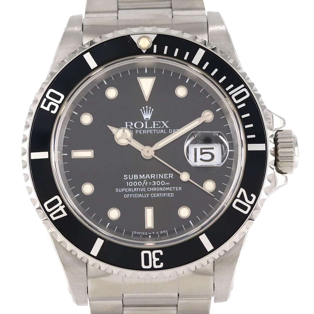 ロレックス サブマリーナーデイト 16610. SS 自動巻 T番