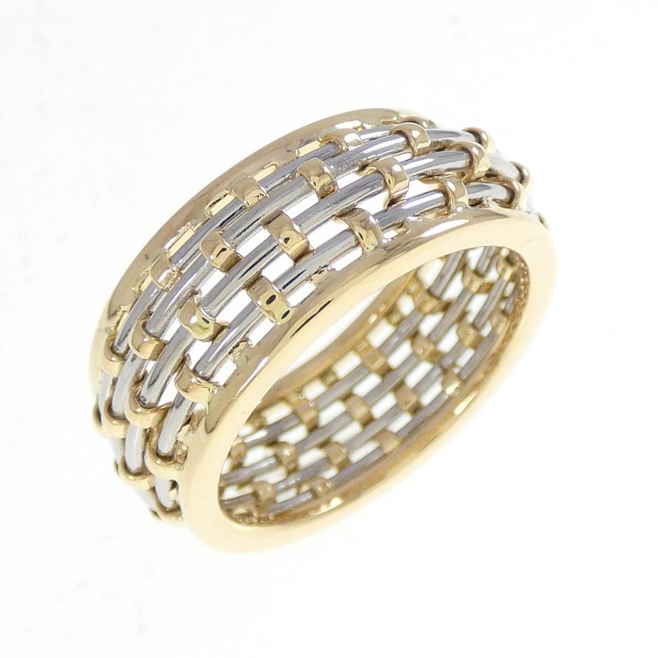 【ヴィンテージ】カルティエ 750YG/ST リング