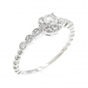 K18WG ダイヤモンド リング 0.15CT