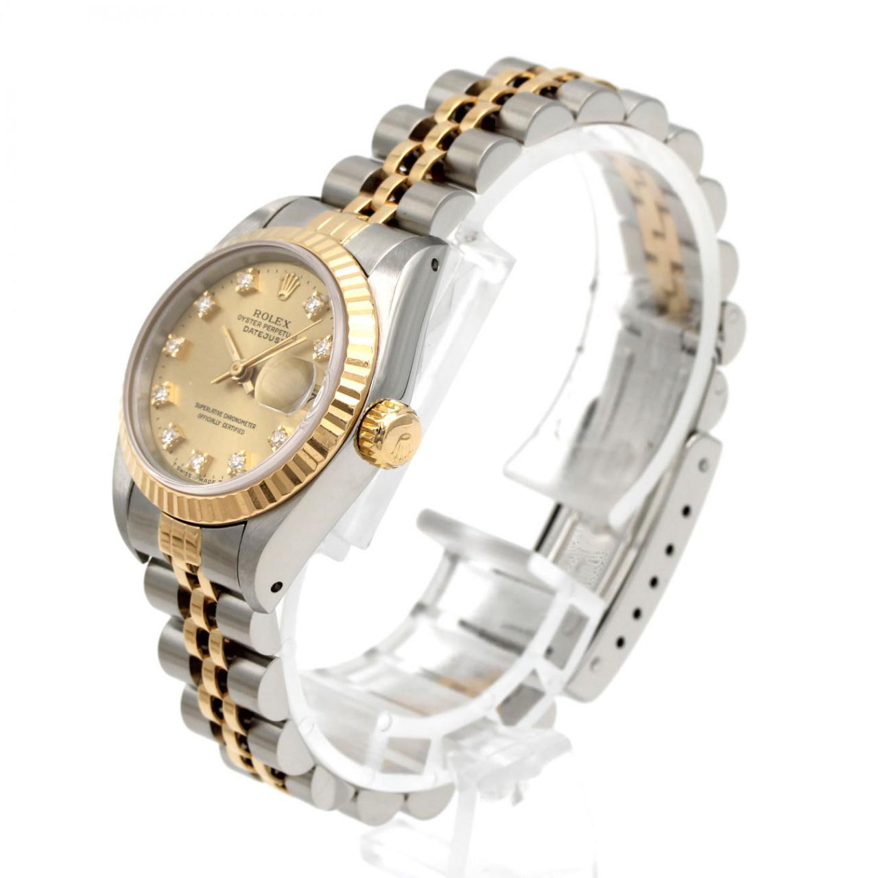 ロレックス デイトジャスト 69173G. SSxYG 自動巻 L番