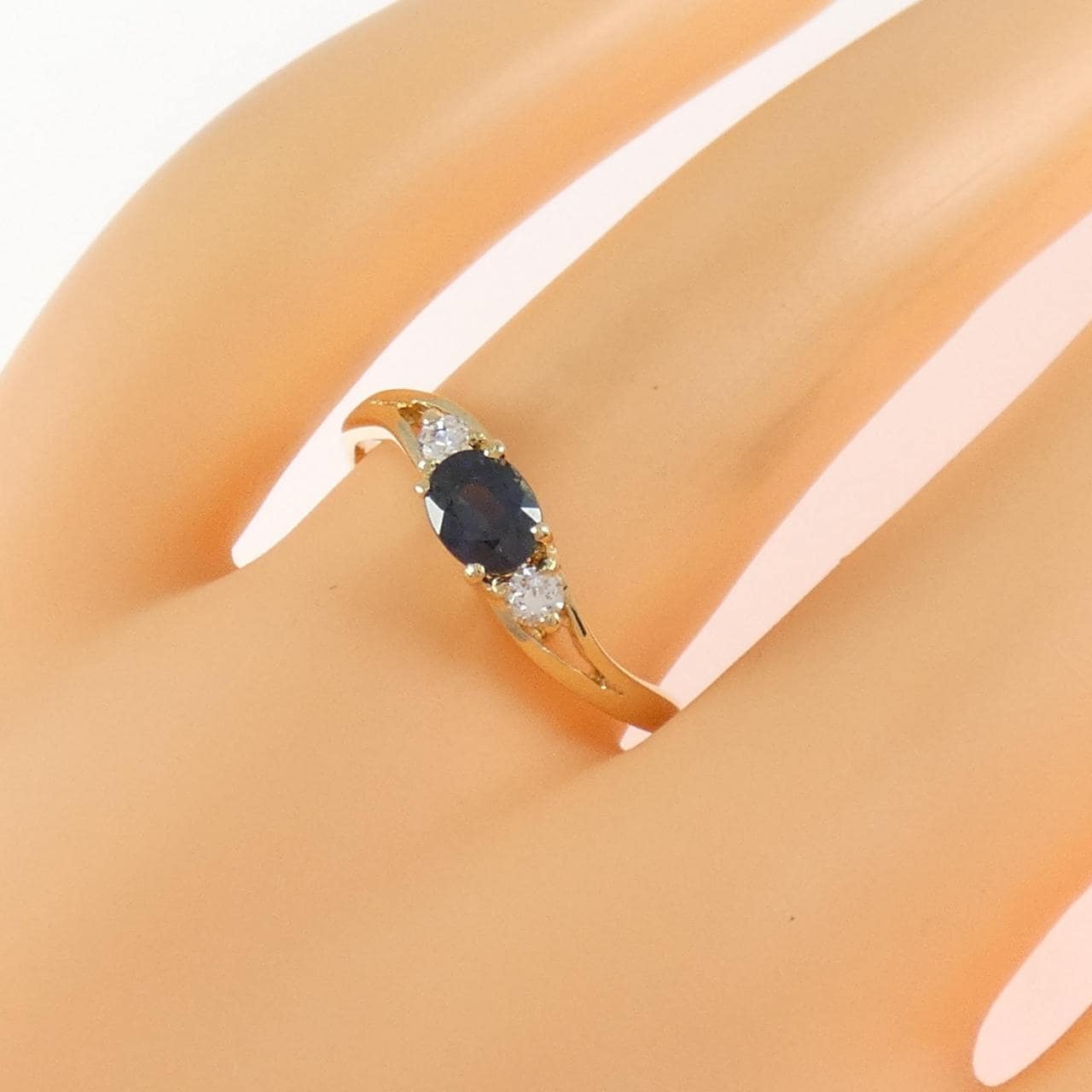 585YG サファイヤ リング