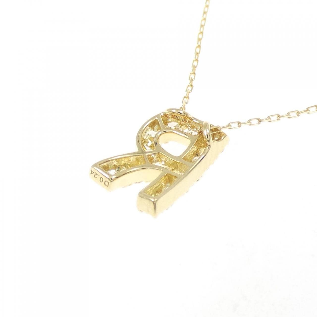 アーカー プルミエトワール イニシャル ネックレス 0.24CT