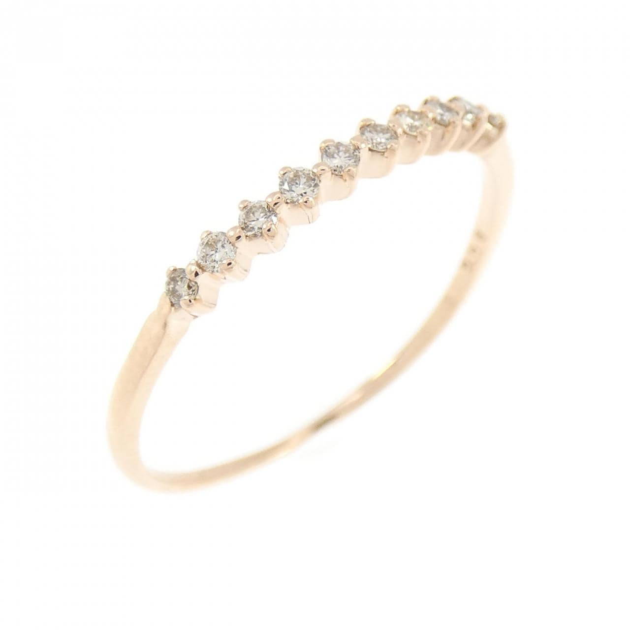 K10PG ダイヤモンド リング 0.08CT