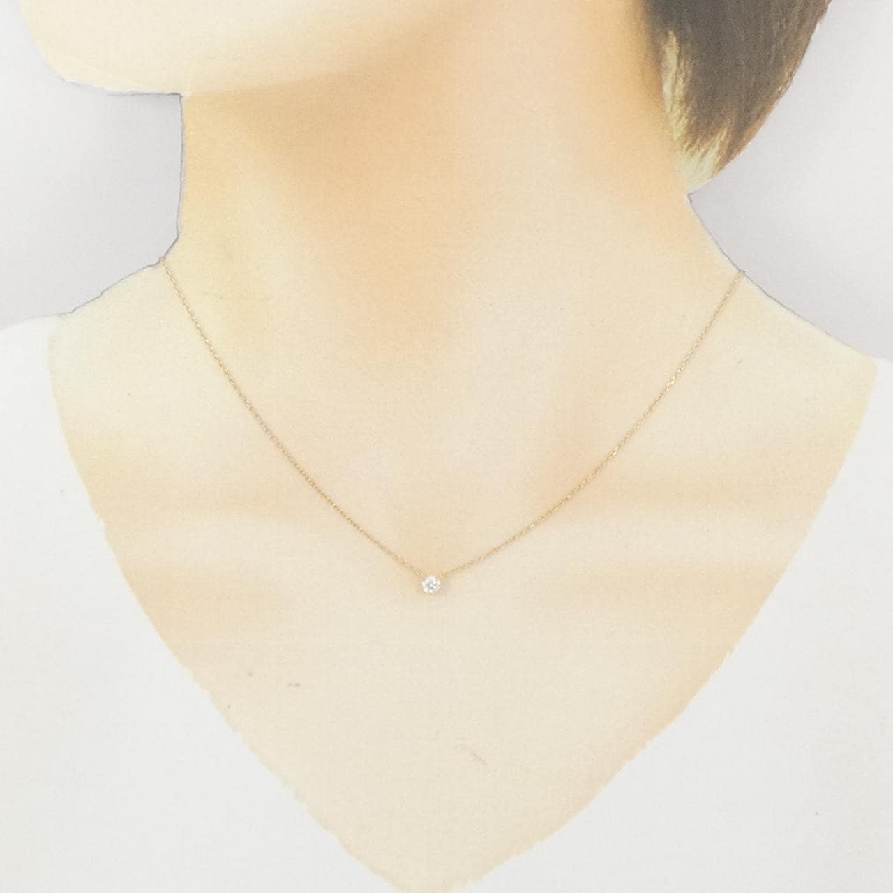 ヴァンドーム ダイヤモンド ネックレス 0.148CT