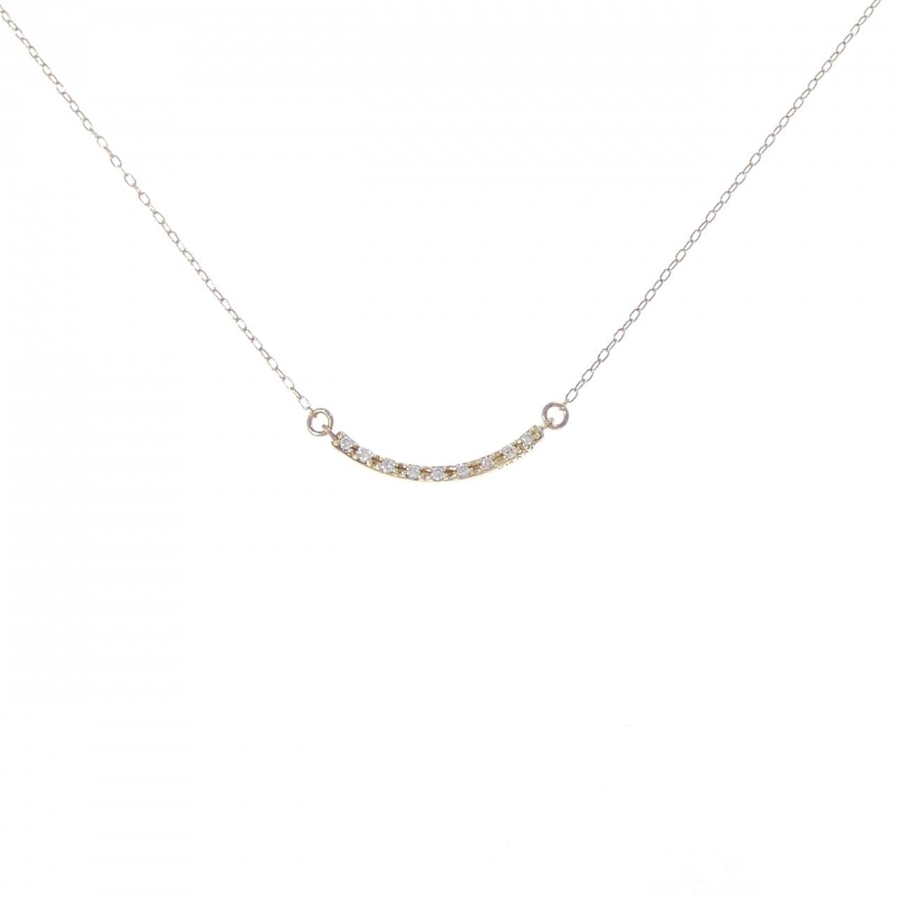 K18YG ダイヤモンド ネックレス 0.04CT