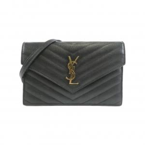 サンローラン 393953 BOW01 チェーンウォレット