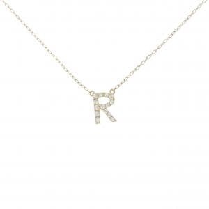アーカー イニシャル ネックレス 0.06CT