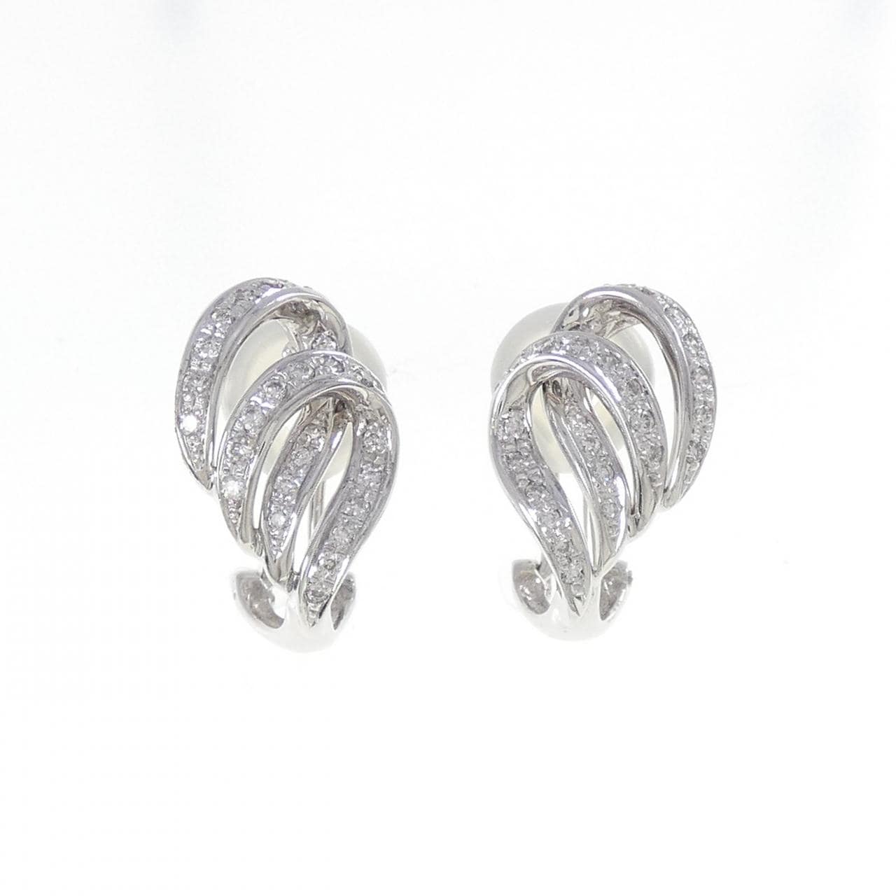 K18WG ダイヤモンド ピアス/イヤリング 0.40CT