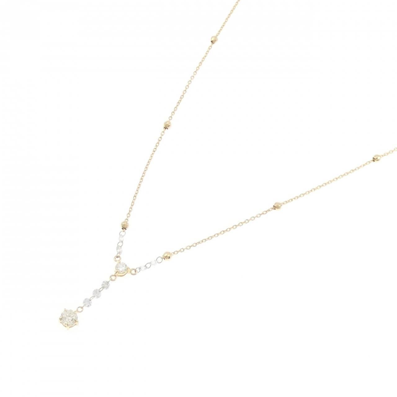 K18YG ダイヤモンド ネックレス 0.166CT