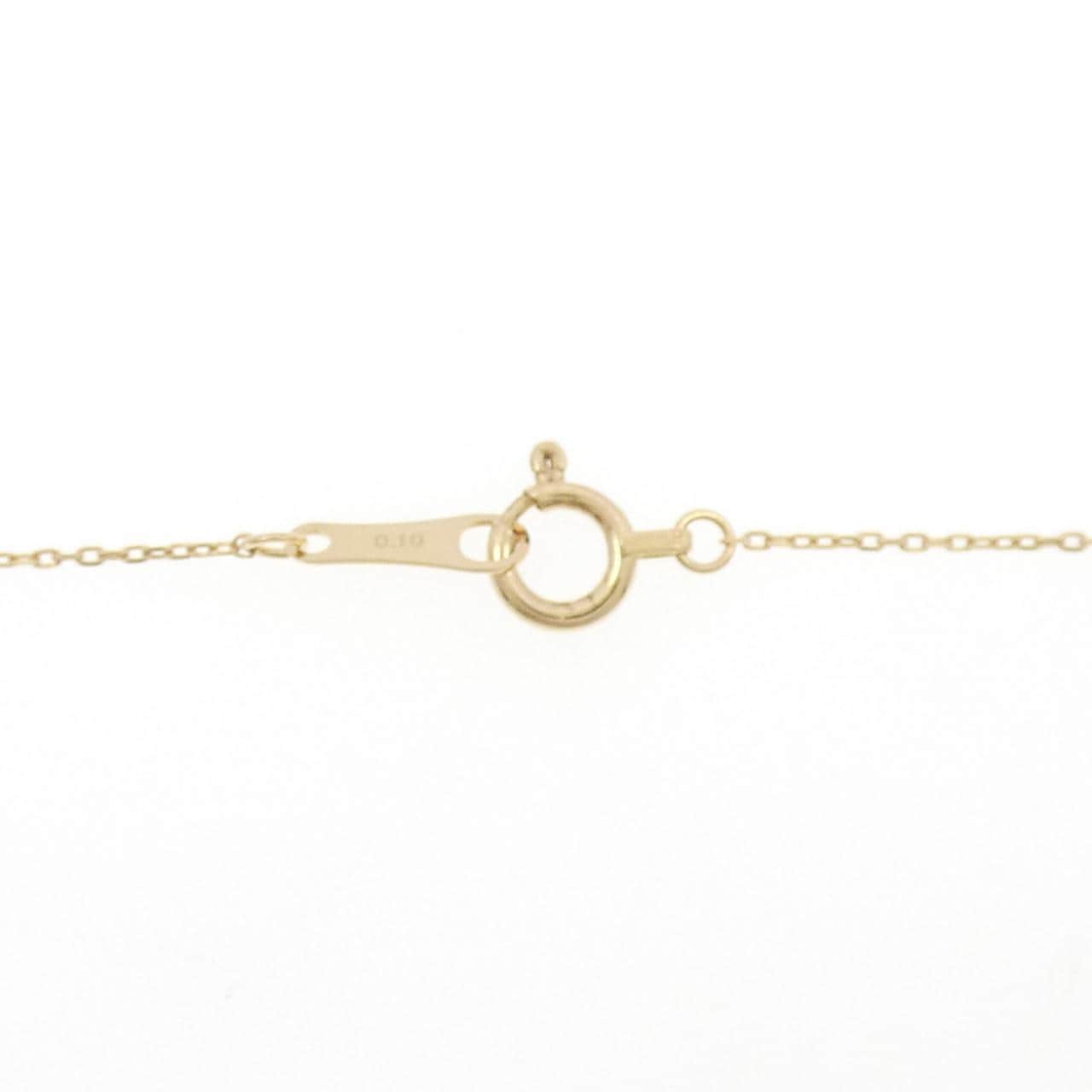 K18YG ダイヤモンド ネックレス 0.10CT
